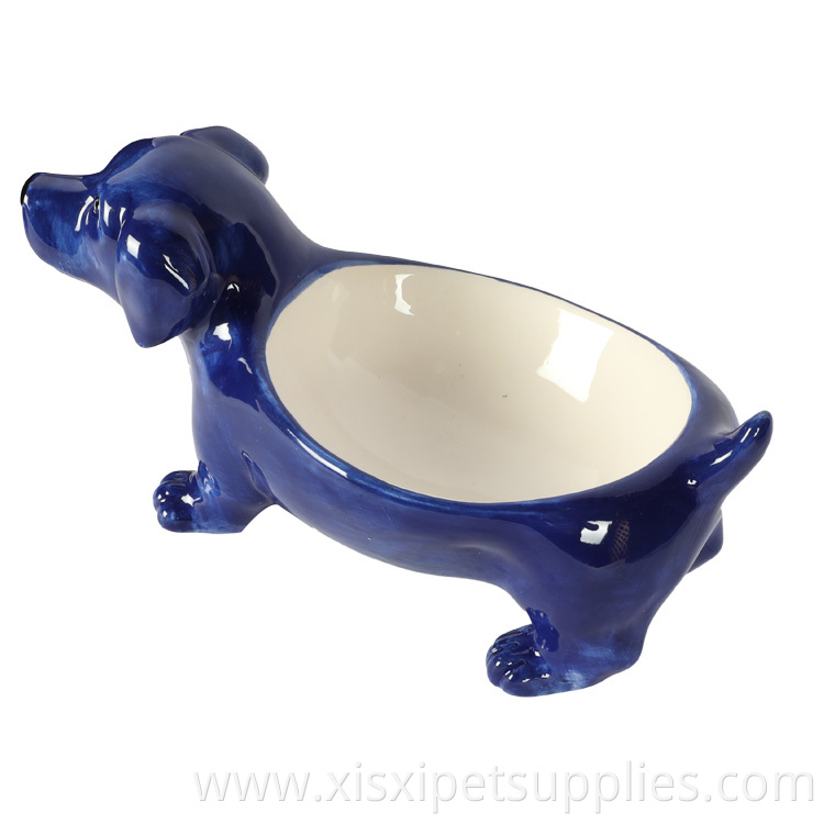 Customizable OEM ODM No Spill Ceramic Pet Dog Bowl for Food and Water